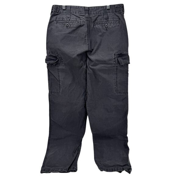 J Crew Cargo Pants Mens 32x34 (31x33 ACTUAL) Gray Cotton Button Fly Vintage - Picture 3 of 8